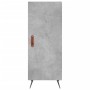Betongraues Sperrholz-Sideboard 34,5 x 34 x 90 cm von vidaXL, Sideboards - Ref: Foro24-828512, Preis: 57,32 €, Rabatt: %