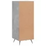 Aparador de madera contrachapada gris hormigón 34,5x34x90 cm de vidaXL, Aparadores - Ref: Foro24-828512, Precio: 56,62 €, Des...