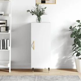 Glossy white plywood sideboard 34.5x34x90 cm by vidaXL, Sideboards - Ref: Foro24-828518, Price: 61,07 €, Discount: %