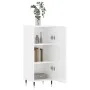Hochglanzweißes Sperrholz-Sideboard 34,5 x 34 x 90 cm von vidaXL, Sideboards - Ref: Foro24-828518, Preis: 61,07 €, Rabatt: %