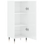 Hochglanzweißes Sperrholz-Sideboard 34,5 x 34 x 90 cm von vidaXL, Sideboards - Ref: Foro24-828518, Preis: 61,86 €, Rabatt: %