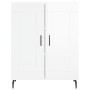 Sideboard aus glänzendem weißem Sperrholz 69,5x34x90 cm von vidaXL, Sideboards - Ref: Foro24-830214, Preis: 87,10 €, Rabatt: %
