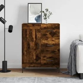 Sideboard aus geräuchertem Eichenholzwerkstoff, 69,5 x 34 x 90 cm von vidaXL, Sideboards - Ref: Foro24-830265, Preis: 98,87 €...