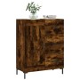 Smoked oak engineered wood sideboard 69.5x34x90 cm by vidaXL, Sideboards - Ref: Foro24-830265, Price: 100,33 €, Discount: %
