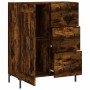 Smoked oak engineered wood sideboard 69.5x34x90 cm by vidaXL, Sideboards - Ref: Foro24-830265, Price: 100,33 €, Discount: %