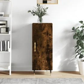 Sideboard aus geräuchertem Eichenholzwerkstoff, 34,5 x 34 x 90 cm von vidaXL, Sideboards - Ref: Foro24-828521, Preis: 56,75 €...