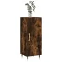 Aparador madera de ingeniería roble ahumado 34,5x34x90 cm de vidaXL, Aparadores - Ref: Foro24-828521, Precio: 56,75 €, Descue...