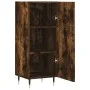 Aparador madera de ingeniería roble ahumado 34,5x34x90 cm de vidaXL, Aparadores - Ref: Foro24-828521, Precio: 56,75 €, Descue...