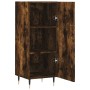 Smoked oak engineered wood sideboard 34.5x34x90 cm by vidaXL, Sideboards - Ref: Foro24-828521, Price: 57,45 €, Discount: %