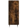 Smoked oak engineered wood sideboard 34.5x34x90 cm by vidaXL, Sideboards - Ref: Foro24-828521, Price: 57,45 €, Discount: %