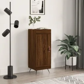 Oak brown engineered wood sideboard 34.5x34x90 cm by vidaXL, Sideboards - Ref: Foro24-830419, Price: 66,57 €, Discount: %