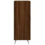 Oak brown engineered wood sideboard 34.5x34x90 cm by vidaXL, Sideboards - Ref: Foro24-830419, Price: 66,57 €, Discount: %