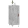 Aparador de madera contrachapada gris hormigón 34,5x34x90 cm de vidaXL, Aparadores - Ref: Foro24-830416, Precio: 56,93 €