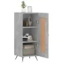 Betongraues Sperrholz-Sideboard 34,5 x 34 x 90 cm von vidaXL, Sideboards - Ref: Foro24-830416, Preis: 56,31 €, Rabatt: %