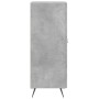 Aparador de madera contrachapada gris hormigón 34,5x34x90 cm de vidaXL, Aparadores - Ref: Foro24-830416, Precio: 56,93 €