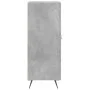 Aparador de madera contrachapada gris hormigón 34,5x34x90 cm de vidaXL, Aparadores - Ref: Foro24-830416, Precio: 56,31 €, Des...