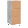 Concrete gray plywood sideboard 34.5x34x90 cm by vidaXL, Sideboards - Ref: Foro24-830416, Price: 56,31 €, Discount: %