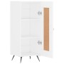 Weißes Sideboard aus Holzwerkstoff, 34,5 x 34 x 90 cm von vidaXL, Sideboards - Ref: Foro24-830412, Preis: 59,23 €, Rabatt: %