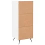 Weißes Sideboard aus Holzwerkstoff, 34,5 x 34 x 90 cm von vidaXL, Sideboards - Ref: Foro24-830412, Preis: 58,48 €, Rabatt: %