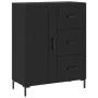 Sideboard aus schwarzem Holzwerkstoff 69,5x34x90 cm von vidaXL, Sideboards - Ref: Foro24-830261, Preis: 102,68 €, Rabatt: %