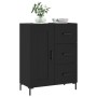 Engineered wood black sideboard 69.5x34x90 cm by vidaXL, Sideboards - Ref: Foro24-830261, Price: 103,90 €, Discount: %