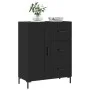 Sideboard aus schwarzem Holzwerkstoff 69,5x34x90 cm von vidaXL, Sideboards - Ref: Foro24-830261, Preis: 102,68 €, Rabatt: %