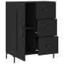 Engineered wood black sideboard 69.5x34x90 cm by vidaXL, Sideboards - Ref: Foro24-830261, Price: 103,90 €, Discount: %