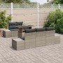 Conjunto de sofá de jardín 6 pcs Gris 100 x 55 x 73 cm