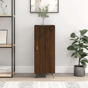 Braunes Sideboard aus Holzwerkstoff Eiche 34,5x34x90 cm von vidaXL, Sideboards - Ref: Foro24-828515, Preis: 58,55 €, Rabatt: %