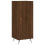 Braunes Sideboard aus Holzwerkstoff Eiche 34,5x34x90 cm von vidaXL, Sideboards - Ref: Foro24-828515, Preis: 59,29 €, Rabatt: %