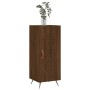 Braunes Sideboard aus Holzwerkstoff Eiche 34,5x34x90 cm von vidaXL, Sideboards - Ref: Foro24-828515, Preis: 59,29 €, Rabatt: %