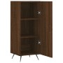 Braunes Sideboard aus Holzwerkstoff Eiche 34,5x34x90 cm von vidaXL, Sideboards - Ref: Foro24-828515, Preis: 59,29 €, Rabatt: %