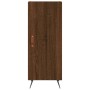 Braunes Sideboard aus Holzwerkstoff Eiche 34,5x34x90 cm von vidaXL, Sideboards - Ref: Foro24-828515, Preis: 59,29 €, Rabatt: %