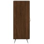 Braunes Sideboard aus Holzwerkstoff Eiche 34,5x34x90 cm von vidaXL, Sideboards - Ref: Foro24-828515, Preis: 59,29 €, Rabatt: %