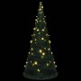 Árbol de Navidad artificial emergente con tira LED verde 210 cm