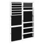 Wall-mounted mirror with jewelry cabinet and LED lights in white by vidaXL, Mirrors - Ref: Foro24-353244, Price: 96,36 €, Dis...