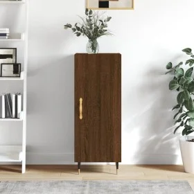 Oak brown engineered wood sideboard 34.5x34x90 cm by vidaXL, Sideboards - Ref: Foro24-828523, Price: 58,66 €, Discount: %