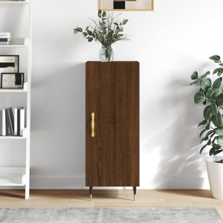 Sideboard aus eichenbraunem Holzwerkstoff, 34,5 x 34 x 90 cm von vidaXL, Sideboards - Ref: Foro24-828523, Preis: 59,39 €, Rab...