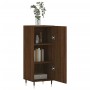 Sideboard aus eichenbraunem Holzwerkstoff, 34,5 x 34 x 90 cm von vidaXL, Sideboards - Ref: Foro24-828523, Preis: 59,39 €, Rab...