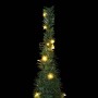 Árbol de Navidad artificial emergente con tira LED verde 210 cm