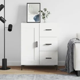 White engineered wood sideboard 69.5x34x90 cm by vidaXL, Sideboards - Ref: Foro24-830260, Price: 98,99 €, Discount: %