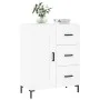 White engineered wood sideboard 69.5x34x90 cm by vidaXL, Sideboards - Ref: Foro24-830260, Price: 98,99 €, Discount: %