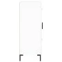 White engineered wood sideboard 69.5x34x90 cm by vidaXL, Sideboards - Ref: Foro24-830260, Price: 98,99 €, Discount: %