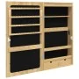 Wall-mounted mirror with jewelry box and LED lights by vidaXL, Mirrors - Ref: Foro24-353231, Price: 75,01 €, Discount: %