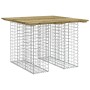 Gabionenkorb-Gartenbank aus imprägniertem Kiefernholz 100x102x72cm von vidaXL, Gartenbänke - Ref: Foro24-834373, Preis: 106,9...