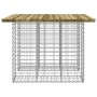 Gabionenkorb-Gartenbank aus imprägniertem Kiefernholz 100x102x72cm von vidaXL, Gartenbänke - Ref: Foro24-834373, Preis: 106,9...