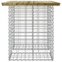 Gartenbank im Gabionen-Design aus imprägniertem Kiefernholz, 100 x 70 x 72 cm von vidaXL, Gartenbänke - Ref: Foro24-834364, P...