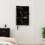 Mirror with jewelry box and LED lights for black wall by vidaXL, Mirrors - Ref: Foro24-353251, Price: 83,65 €, Discount: %