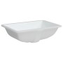 Rectangular white ceramic bathroom sink 55.5x37.5x19 cm by vidaXL, Sinks - Ref: Foro24-153727, Price: 46,55 €, Discount: %