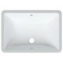 Rectangular white ceramic bathroom sink 55.5x37.5x19 cm by vidaXL, Sinks - Ref: Foro24-153727, Price: 46,55 €, Discount: %
